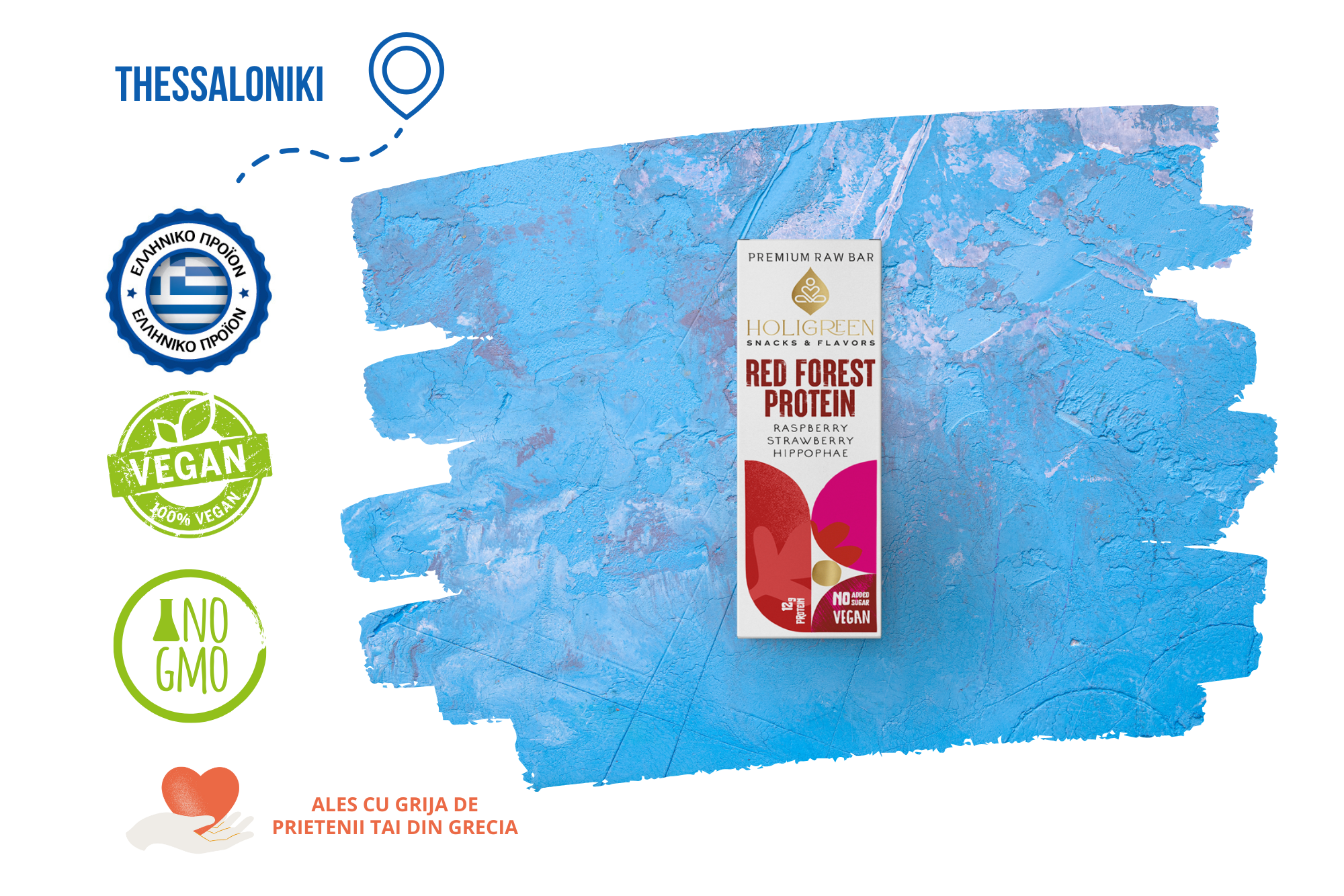 Baton Proteic - Red Forest, 60 gr