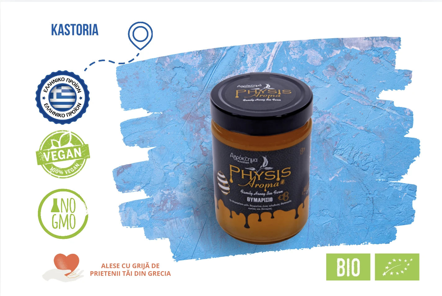 Miere de cimbru naturală, Grecia, 900 gr