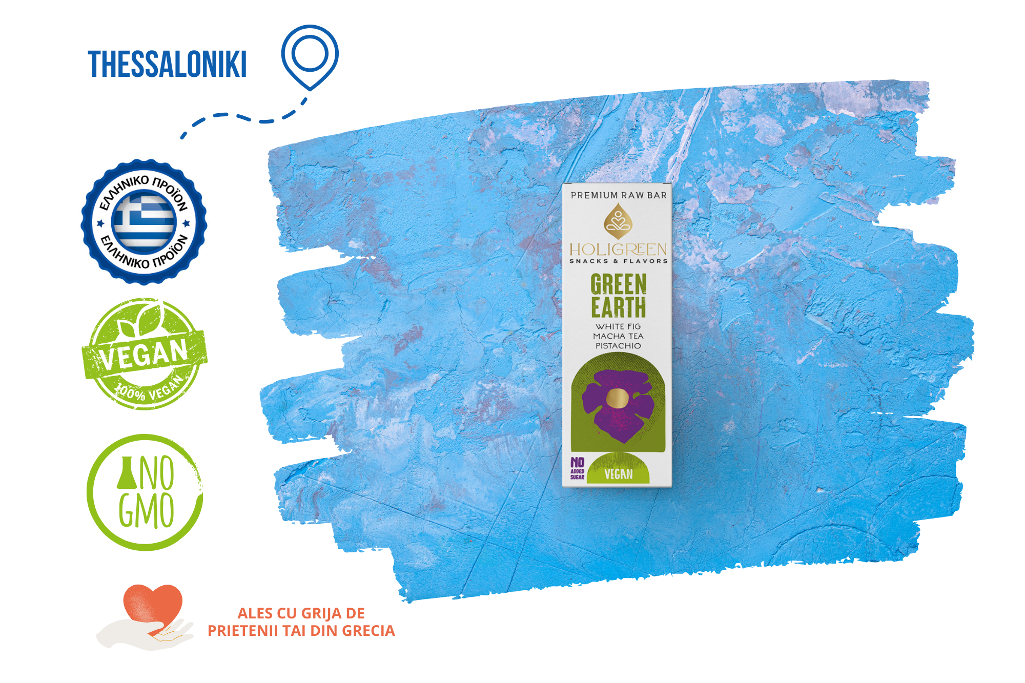 Baton Proteic - Green Earth, 60 gr