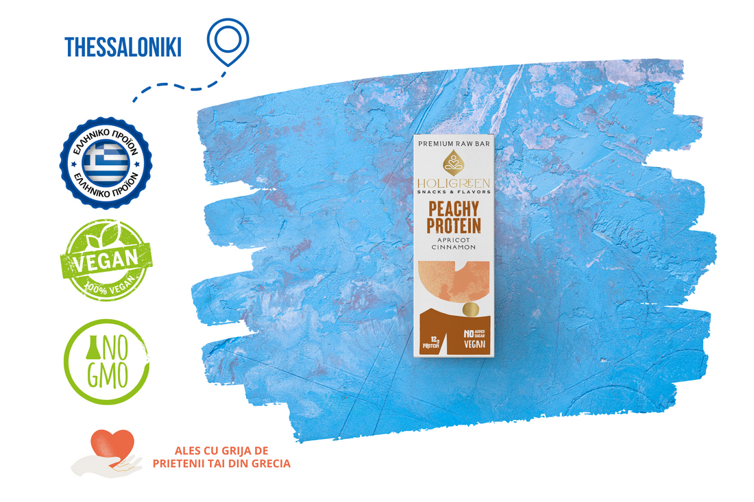 Baton Proteic - Peachy, 60 gr