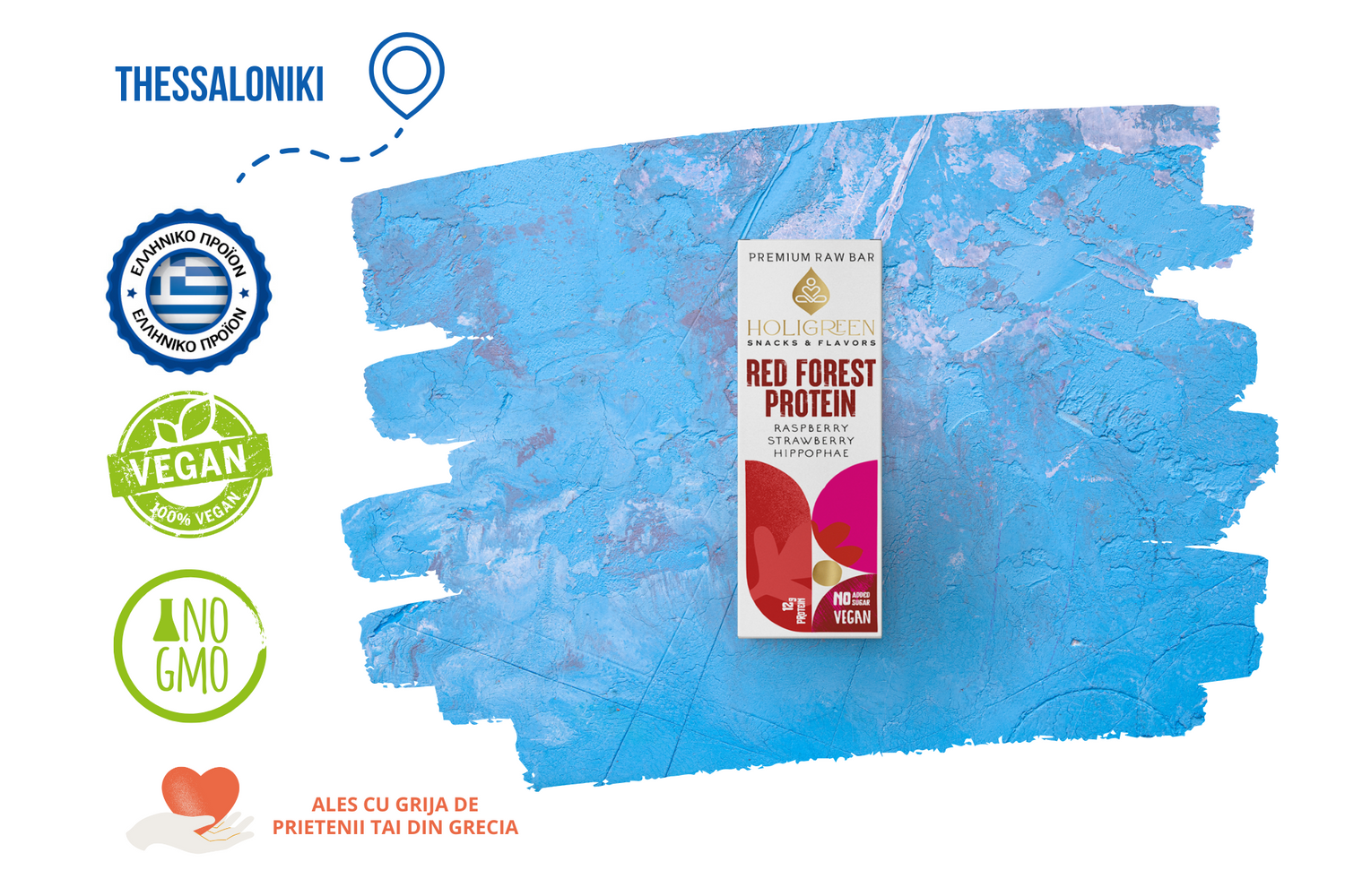 Baton Proteic - Red Forest, 60 gr