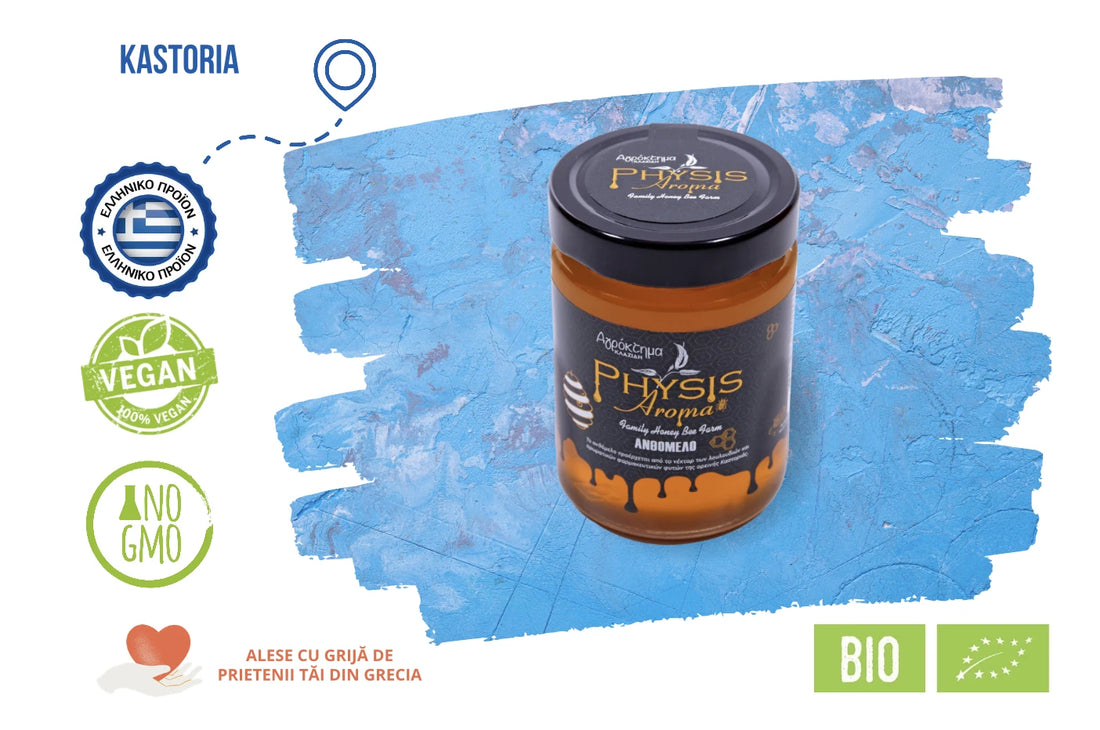 Miere polifloră naturală, Grecia, 420 gr